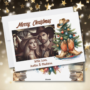Cartes Pour Fêtes Annuelles Pays & Occident Noël Arbre Personnalisé