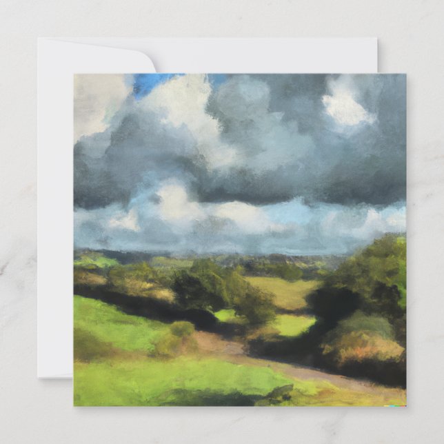 Cartes Pour Fêtes Annuelles Paysage anglais (Devant)