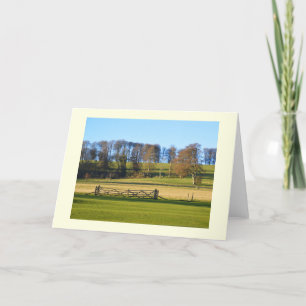 Cartes Pour Fêtes Annuelles Paysage d'hiver à Somerset