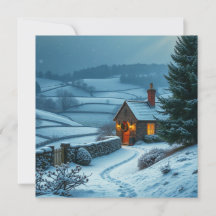 Paysage d'hiver britannique