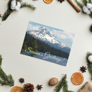 Cartes Pour Fêtes Annuelles Paysage du mont Hood couvert de neige