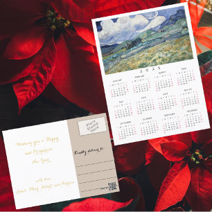 Cartes Pour Fêtes Annuelles Paysage France Vincent Van Gogh Calendrier 2025