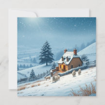 Paysage hivernal britannique 