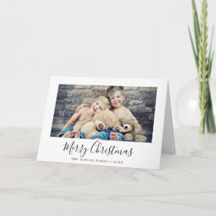 Cartes Pour Fêtes Annuelles Paysage minimaliste de Noël