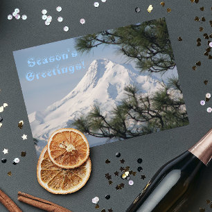 Cartes Pour Fêtes Annuelles Paysage pittoresque du mont Hood
