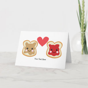 Cartes Pour Fêtes Annuelles PB & J personnalisable