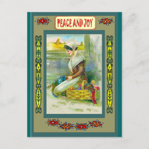 Cartes Pour Fêtes Annuelles Peace and joy