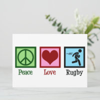 Peace Love Rugby Team Noël
