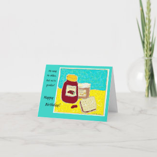 Cartes Pour Fêtes Annuelles Peanut Butter and Jelly