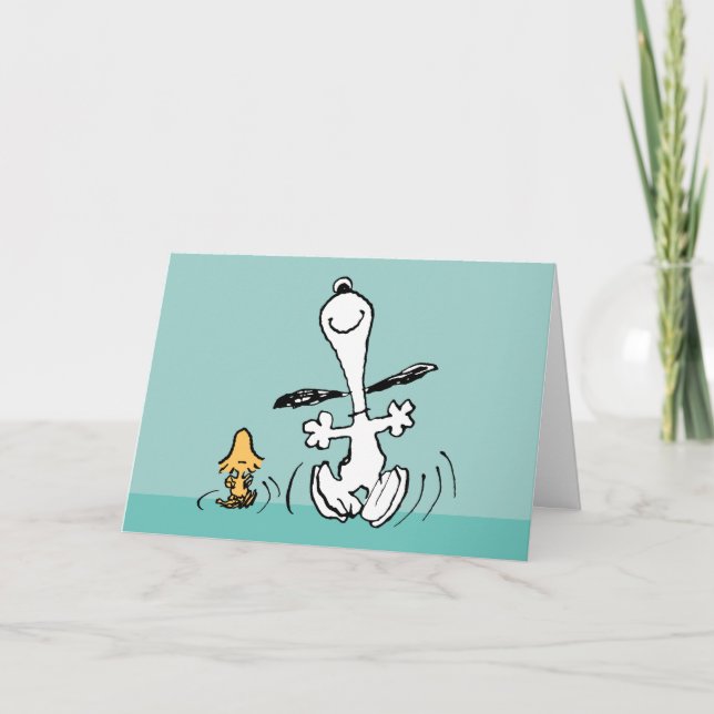 Cartes Pour Fêtes Annuelles Peanuts | Bonne année heureuse (Devant)