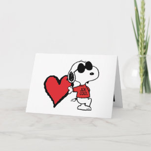 Cartes Pour Fêtes Annuelles Peanuts Joe Cool Saint-Valentin