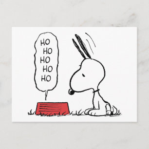 Cartes Pour Fêtes Annuelles Peanuts   Snoopy Ho Ho Ho Plat à nourriture