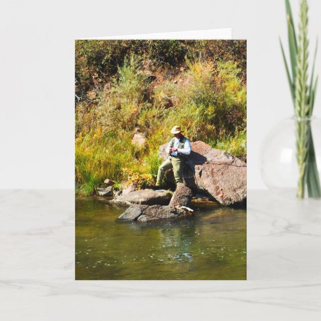 Cartes Pour Fêtes Annuelles Pêche (Devant)