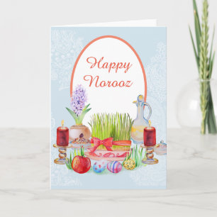 Cartes Pour Fêtes Annuelles Péché heureux de Norooz Haft