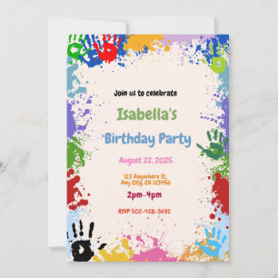 Cartes Pour Fêtes Annuelles Peinture à la main créative Art Anniversaire Fête 