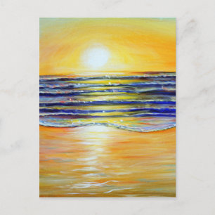 Cartes Pour Fêtes Annuelles Peinture du crépuscule de la veille du Nouvel An