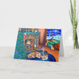 Cartes Pour Fêtes Annuelles Pembroke Welsh Corgi