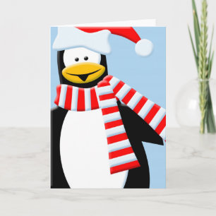 Cartes Pour Fêtes Annuelles Penguin cool
