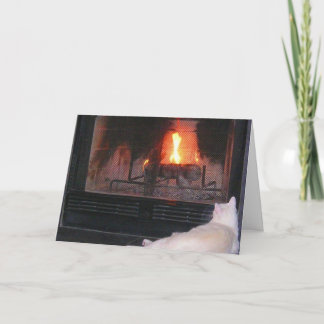 Cartes Pour Fêtes Annuelles Pensées chaudes de vacances