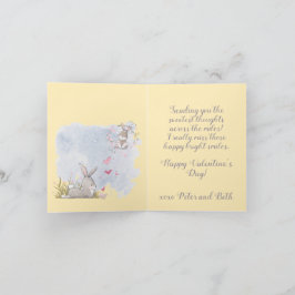 Cartes Pour Fêtes Annuelles Pensées douces de vous