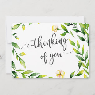 Cartes Pour Fêtes Annuelles penser à vous condoléances endeuillée perte aimée