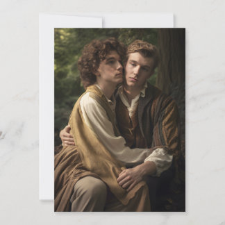 Cartes Pour Fêtes Annuelles Penser à vous deux hommes