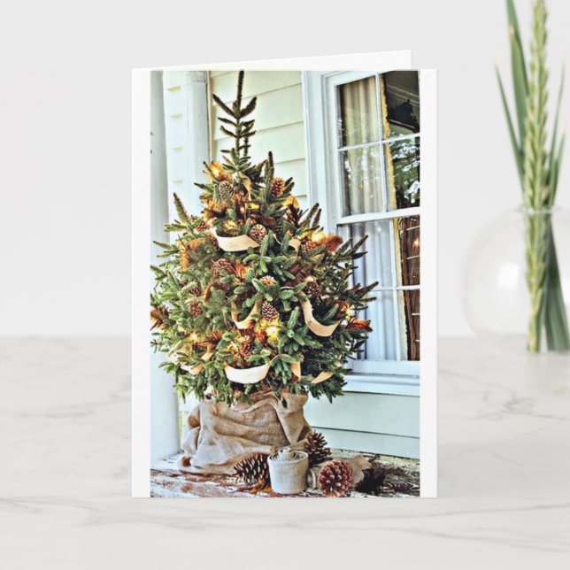 CARTES POUR FÊTES ANNUELLES PENSER "BONS AMIS À NOËL "NOËL" (Devant)