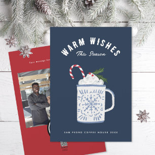 Cartes Pour Fêtes Annuelles Pepperment Mocha Hot Coca Wits Entreprise