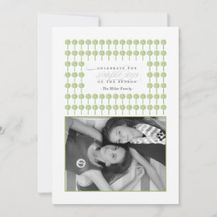 Cartes Pour Fêtes Annuelles Peppermint Wicked Framed Holiday