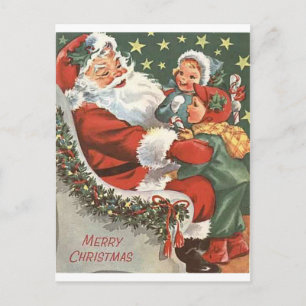 Cartes Pour Fêtes Annuelles Père Noël