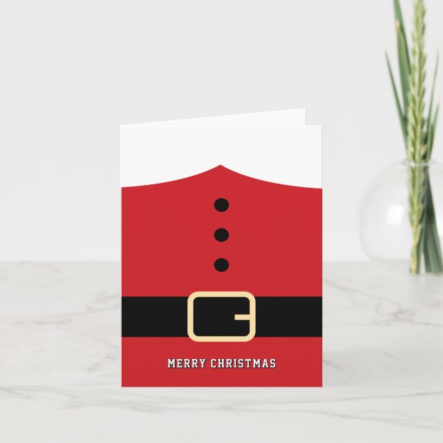 Cartes Pour Fêtes Annuelles Père Noël (Devant)