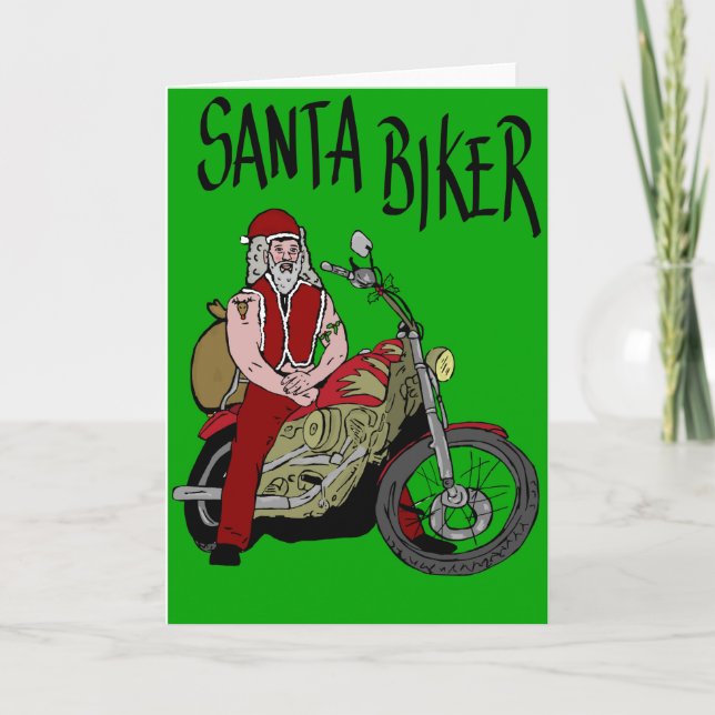 Cartes Pour Fêtes Annuelles Père Noël (Devant)