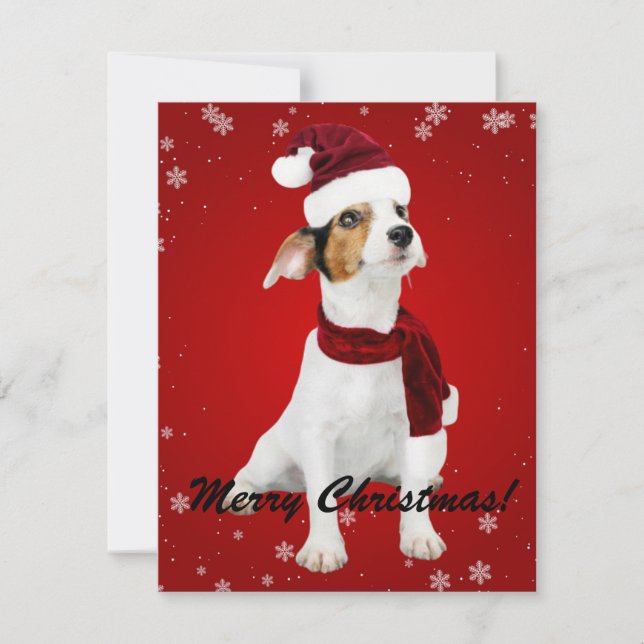Cartes Pour Fêtes Annuelles Père Noël (Devant)