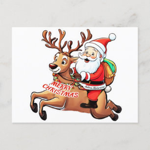 Cartes Pour Fêtes Annuelles Père Noël