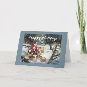 Cartes Pour Fêtes Annuelles Père Noël