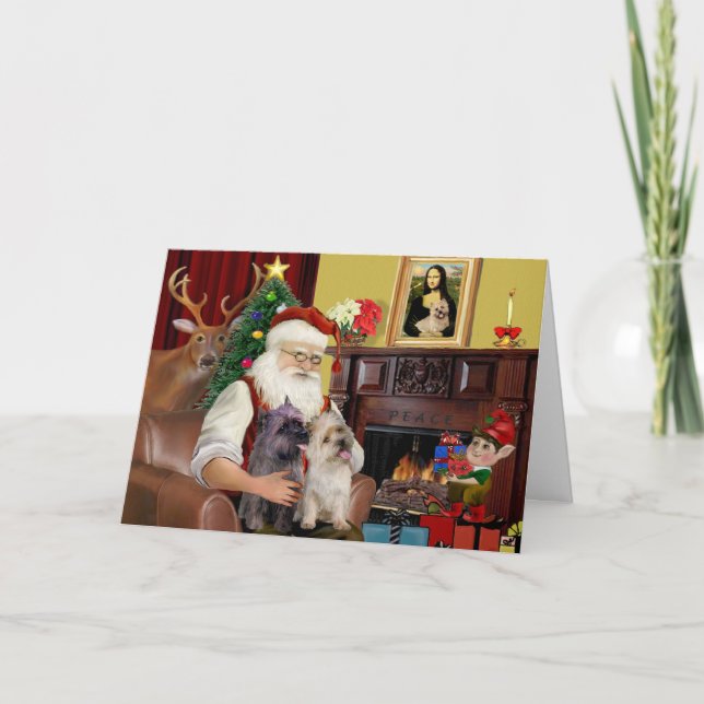 Cartes Pour Fêtes Annuelles Père Noël 2 Cairns (Devant)