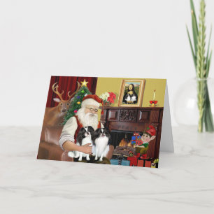 Cartes Pour Fêtes Annuelles Père Noël 2 Chin japonais