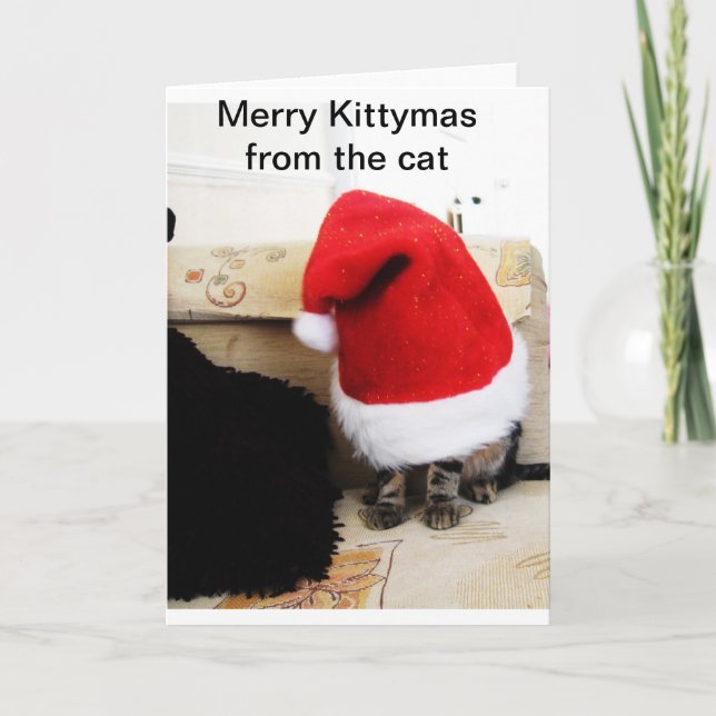Cartes Pour Fêtes Annuelles Père Noël 4 pattes (Devant)