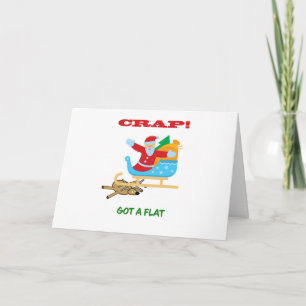 Cartes Pour Fêtes Annuelles Père Noël A Un Appartement