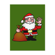 Père Noël agitant
