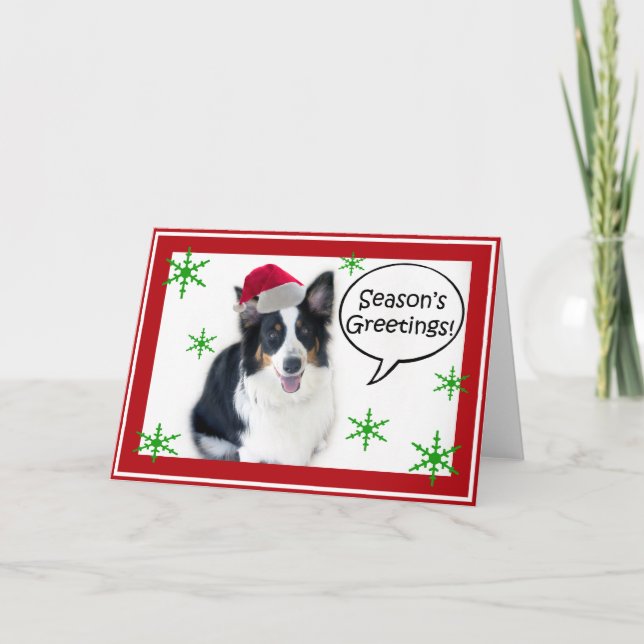 Cartes Pour Fêtes Annuelles Père Noël Aussie (Devant)