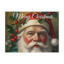 Père Noël Avec Mistletoe