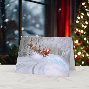 Cartes Pour Fêtes Annuelles Père Noël Avoir des problèmes de chaîne d'approvis