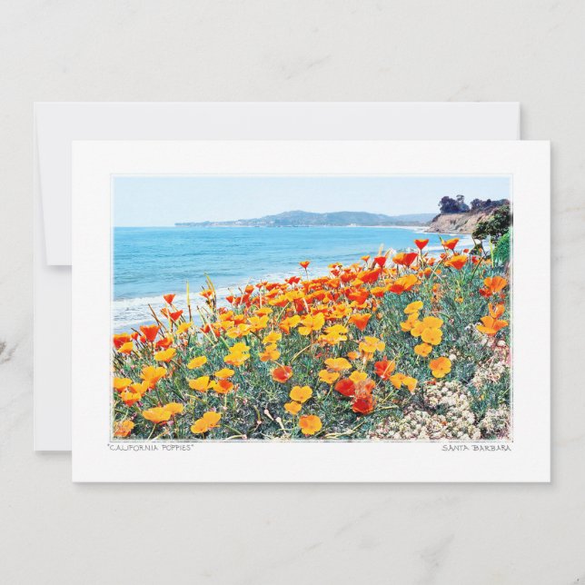 Cartes Pour Fêtes Annuelles Père Noël Barbara Poppies (Devant)