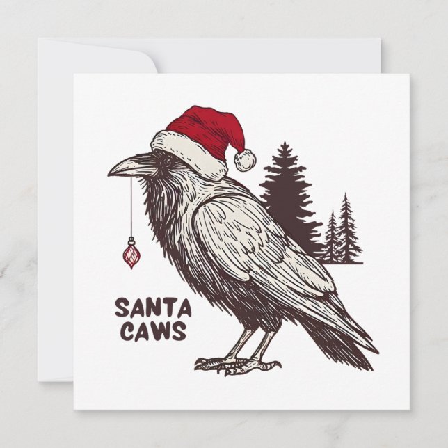Cartes Pour Fêtes Annuelles Père Noël Caws (Devant)