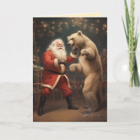Père Noël combat les ours