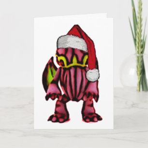 Cartes Pour Fêtes Annuelles Père Noël Cthulhu