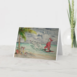 Cartes Pour Fêtes Annuelles Père Noël dans les Caraïbes
