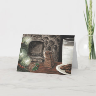 Cartes Pour Fêtes Annuelles Père Noël de attente