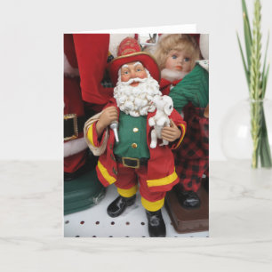Cartes Pour Fêtes Annuelles Père Noël de Fireman